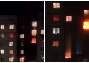 Dos edificios de apartamentos se incendian en Donetsk tras ataques ucranianos
