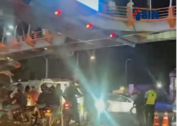 Se registra accidente de tránsito que involucra ambulancia en la Kennedy con Máximo Gómez