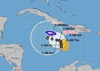 Indomet advierte que la tormenta Melissa seguirá provocando aguaceros intensos y oleaje peligroso