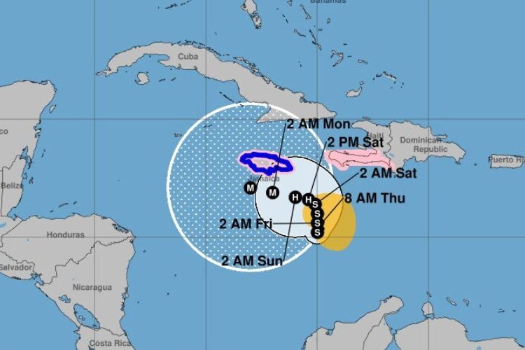 Indomet advierte que la tormenta Melissa seguirá provocando aguaceros intensos y oleaje peligroso