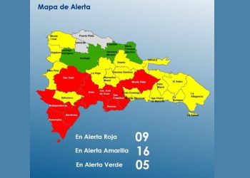 COE mantiene 9 provincias en alerta roja por los efectos del huracán Melissa