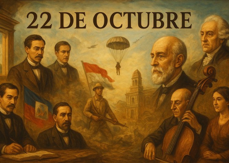 Efemérides del 22 de octubre