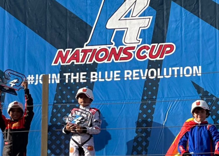 Niño Dominicano Ethan Pichardo Bello gana la T4 Nations Cup y se convierte en Campeón Mundial de Kartismo en España