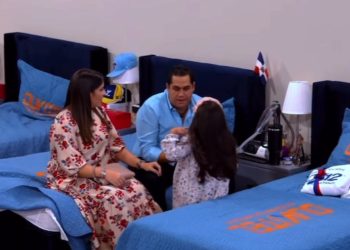 Juan Carlos Pichardo recibe la visita de su esposa e hija en “La Casa de Alofoke 2”
