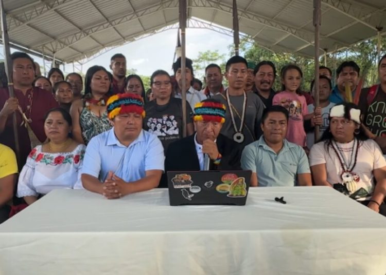 Indígenas amazónicos de Ecuador se declaran en «movilización permanente» contra Gobierno