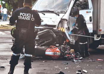 Las muertes en accidentes de tránsito llegan a 896 en El Salvador, un 8 % menos que 2024