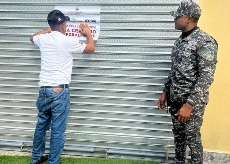 Cierran el establecimiento “Andy Bar” en Villa Tapia por presencia de menores durante operativo