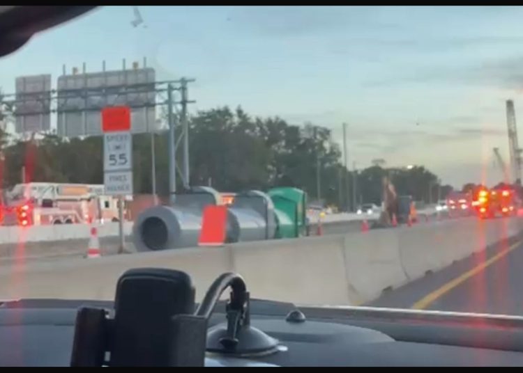 Se registra fuerte accidente de tránsito en la I-64 West en Virginia