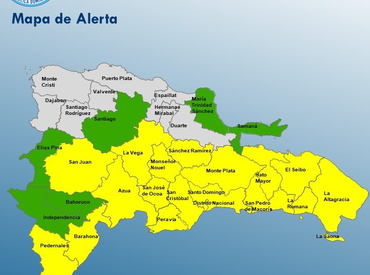 COE mantiene 24 provincias en alerta por el efecto de la tormenta tropical Melissa