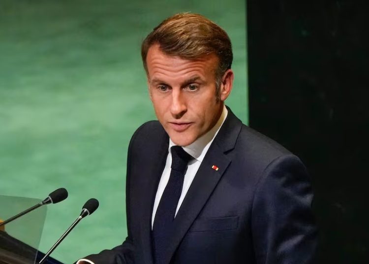 Macron defiende que el plan de paz Gaza avance en el marco de Naciones Unidas
