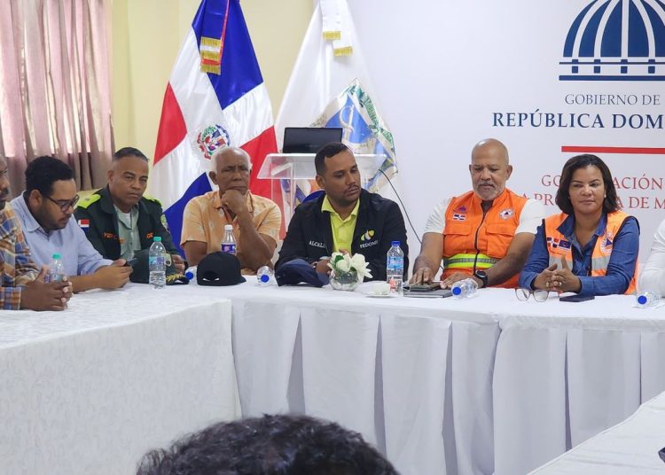 Autoridades de Monte Plata activan su Comité de Prevención ante los efectos de la tormenta tropical Melissa