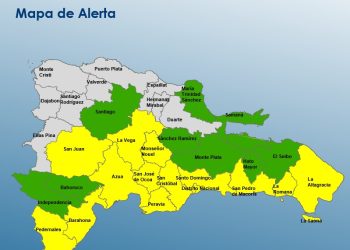 COE coloca 23 provincias en alerta por posibles inundaciones ante el desarrollo de la tormenta tropical Melisa