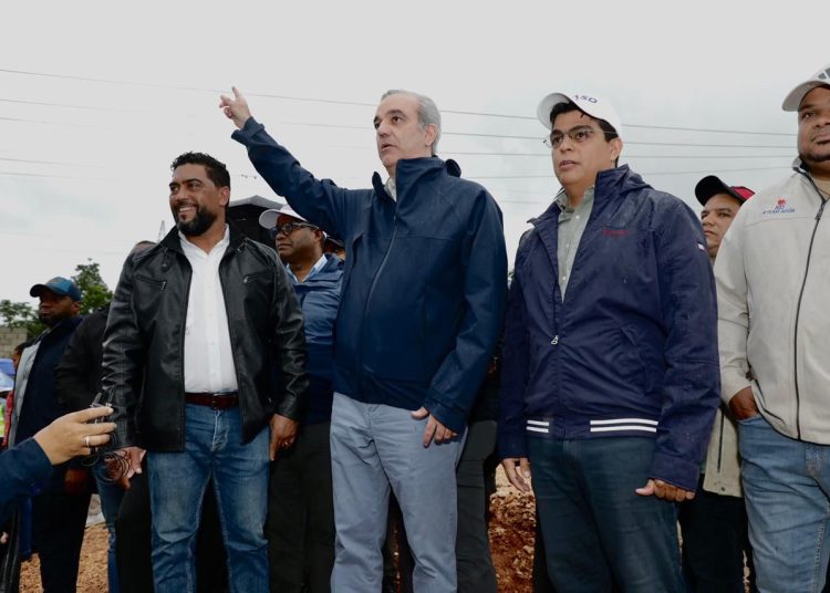 Abinader supervisa cañada saneada en Villa Linda – Palmarejo tras paso de las lluvias