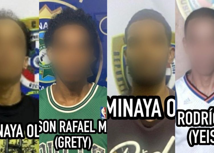 Policía Nacional apresa a “Grety,” “Cris”, “Yeison” y “Olguín” acusados de robos en Santiago