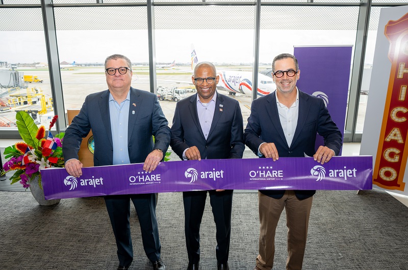 Arajet inaugura su nueva ruta a Chicago con 3 vuelos semanales - Noticias de hoy en República Dominicana | De Último Minuto