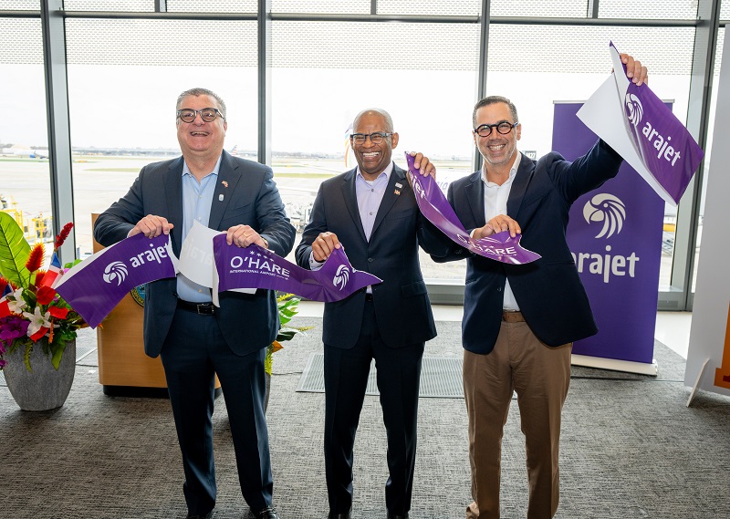Arajet inaugura su nueva ruta a Chicago con 3 vuelos semanales - Noticias de hoy en República Dominicana | De Último Minuto