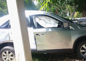 Detienen 14 haitianos indocumentados tras persecución que terminó en accidente en Dajabón