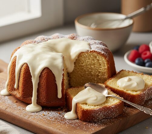 Panqué casero y esponjoso con el toque cremoso de la Crema de Leche
