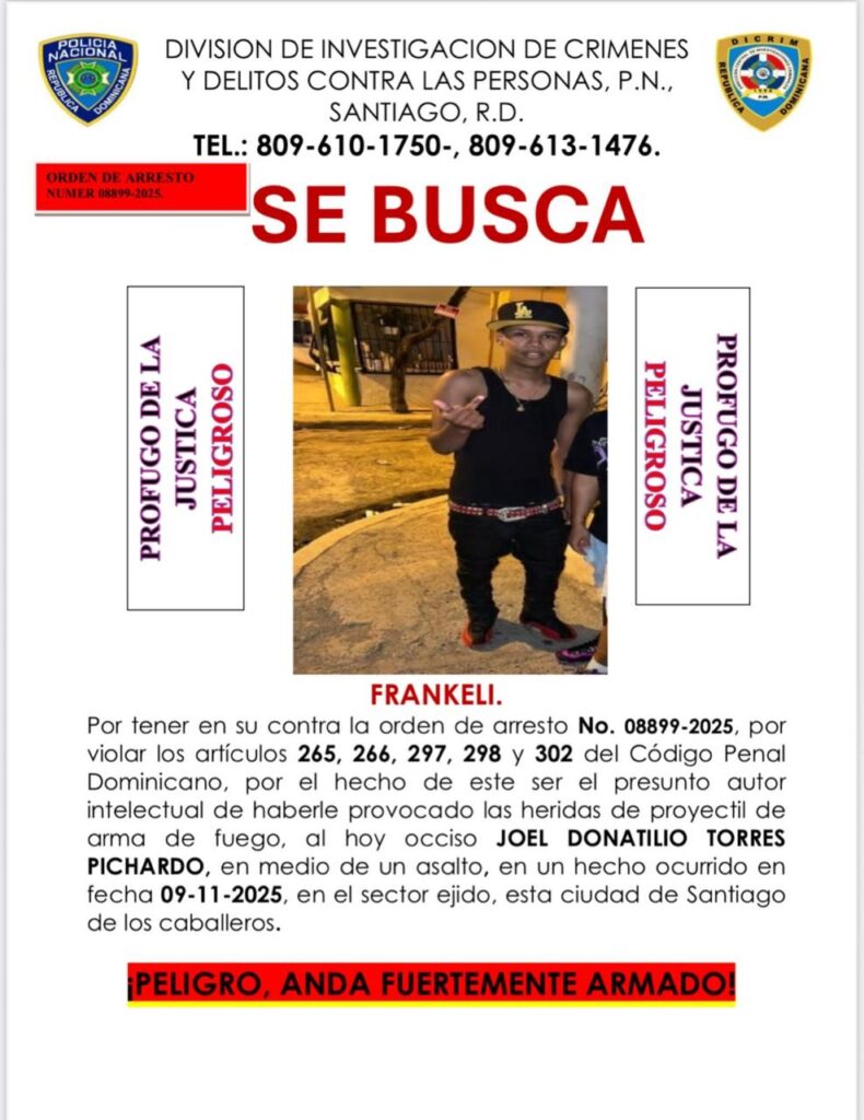 Policía activa búsqueda de dos hombres vinculados a homicidio en El Ejido; uno también es señalado en muerte de joven en Plaza Gómez Díaz | 2 | Policía activa búsqueda de dos hombres vinculados a homicidio en El Ejido; uno también es señalado en muerte de joven en Plaza Gómez Díaz - Noticias de hoy en República Dominicana | De Último Minuto