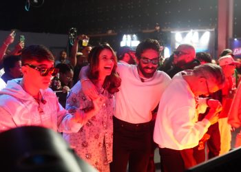 Personalidades disfrutan del concierto de Eddy Herrera en La Casa de Alofoke