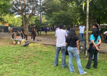 Jóvenes denuncian intento de desalojarlos de su única zona deportiva en El Mirador