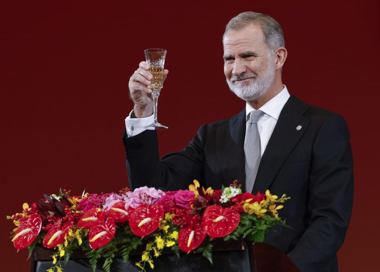 Felipe VI subraya la voz de China en el debate sobre los grandes retos mundiales