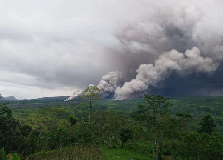 Indonesia evacúa a casi 1,000 personas por la erupción del volcán Semeru