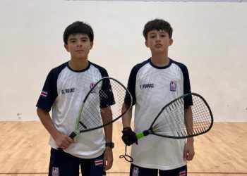 Dupla de Costa Rica vence a Estados Unidos en el Mundial Juvenil de Racquetbol