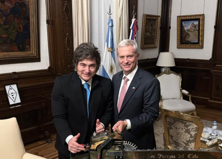 Kast se reúne con Milei y anticipa una relación bilateral «como nunca antes se ha visto»