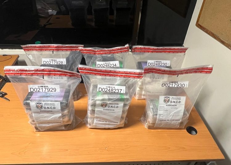 Dos alemanes arrestados y 28 paquetes de droga incautados en el AILA