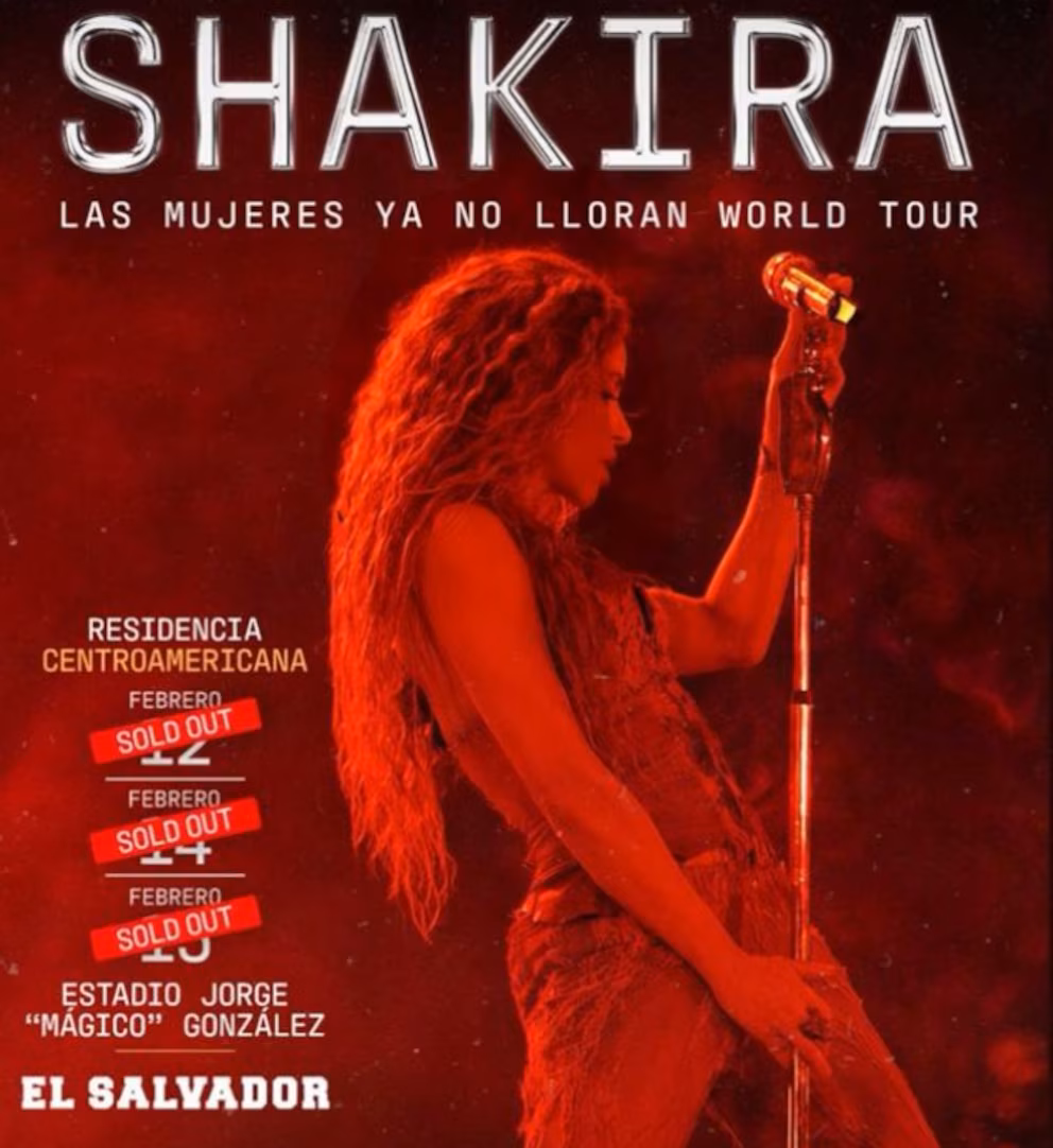 Shakira hace historia con su residencia en Centroamérica: agota fechas en menos de 24 horas