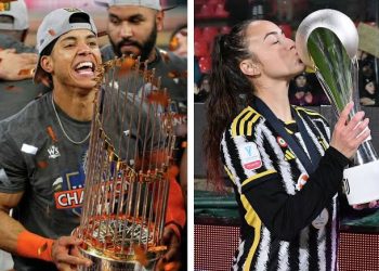 Jeremy Peña anuncia su compromiso con la futbolista Julia Grosso