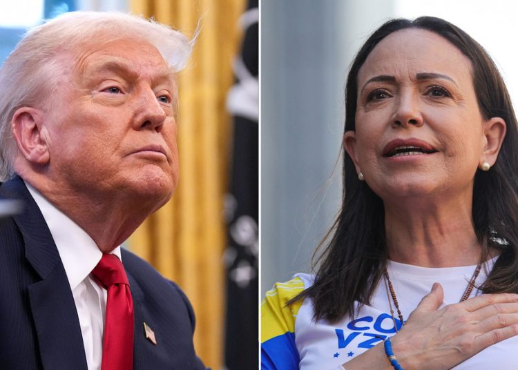Trump se reúne con María Corina Machado