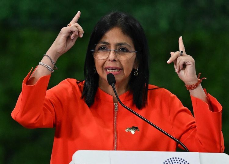 Delcy Rodríguez dice que la diplomacia será el escenario para el «cara a cara» con EE.UU.