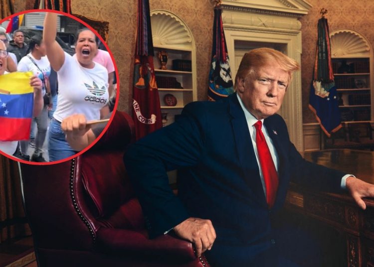Trump sobre manifestantes que protestan por arresto de Maduro: “Son las personas más feas que he visto”
