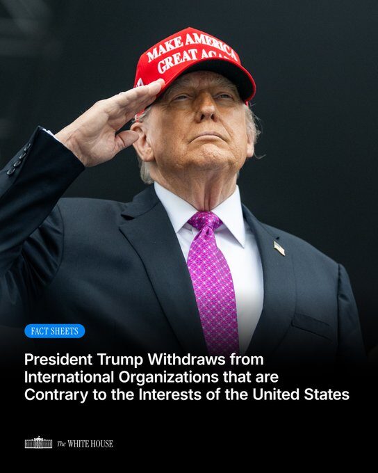 Trump retira a EE.UU. de 66 organizaciones internacionales, incluidas 31 entidades de ONU - Noticias de hoy en República Dominicana | De Último Minuto