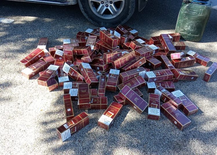 Decomisan más de 60 mil cigarrillos de contrabando en operativos realizados en Barahona e Independencia