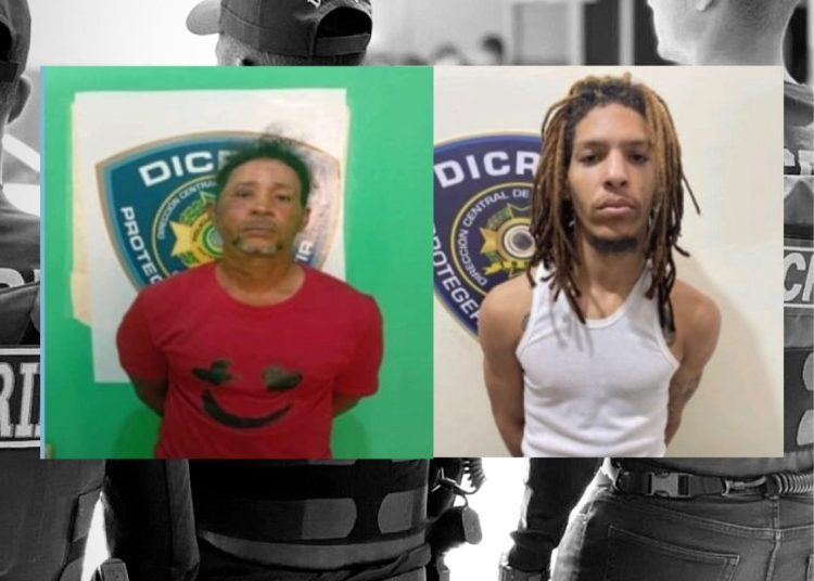 DICRIM apresa a dos personas en flagrante delito con sustancias ilícitas y armas durante operativos en Jimaní y Neyba