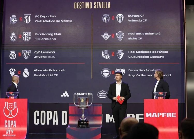 Definidos los octavos de final de la Copa del Rey con duelos exigentes para los grandes