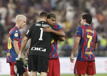 Goleada del Barça hacia la final de la Supercopa de España