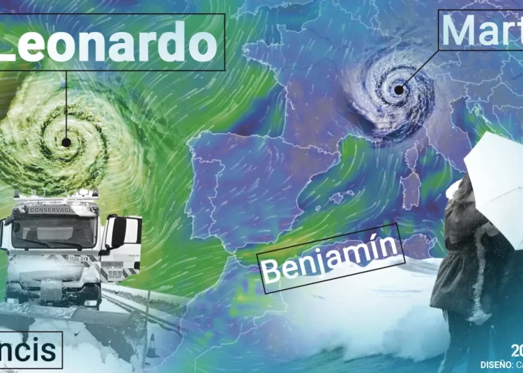 España se prepara para recibir una nueva borrasca tras el paso demoledor de Leonardo