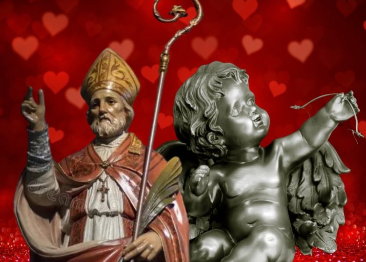 San Valentín y Cupido, dos personajes que marcan la celebración del amor