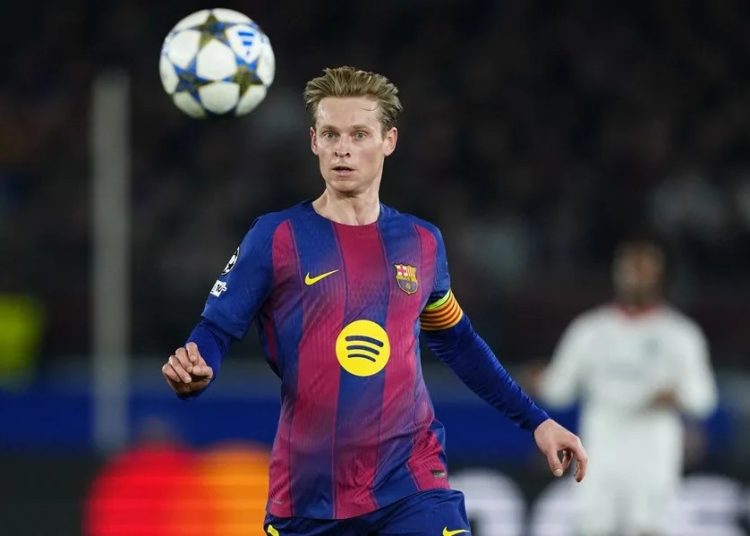 Frenkie de Jong sufre lesión muscular y estará de baja entre cinco y seis semanas