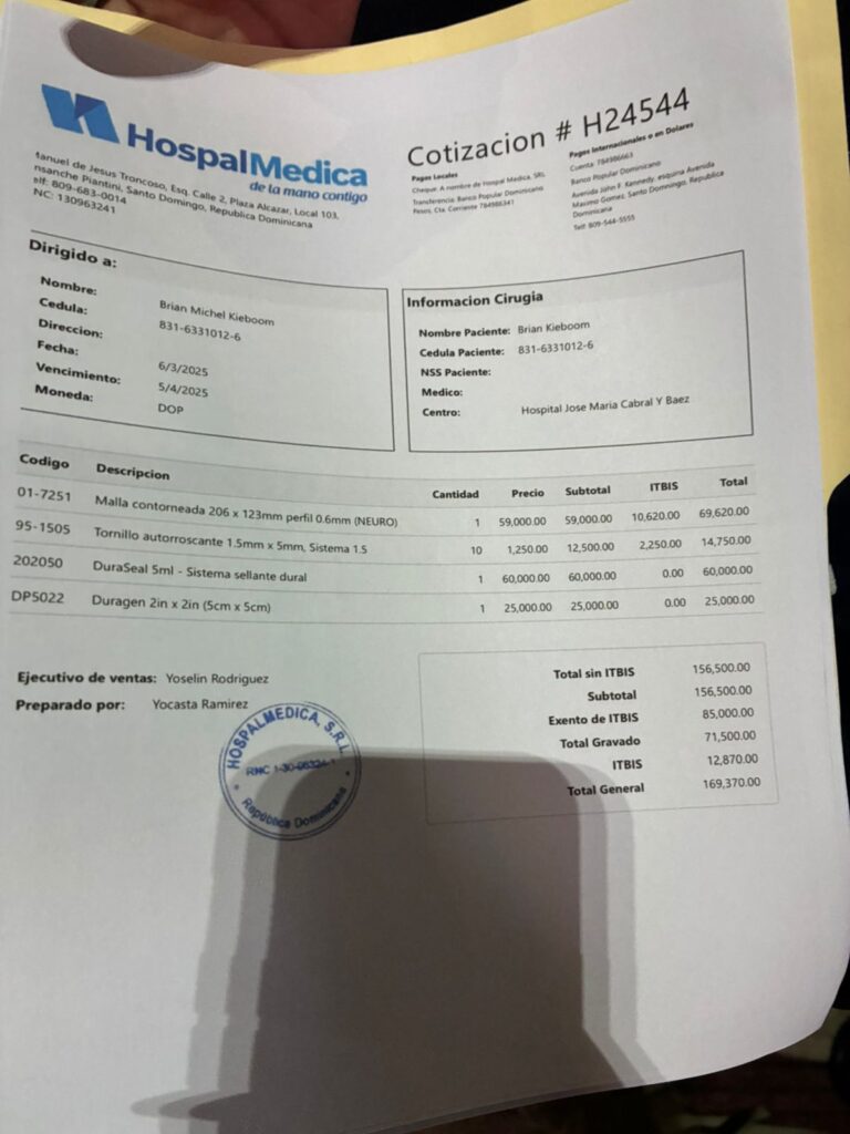 Joven solicita ayuda para cirugía que le dejó secuelas neurológicas - Noticias de hoy en República Dominicana | De Último Minuto