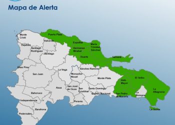 COE amplía alerta verde para 10 provincias por vaguada y sistema frontal