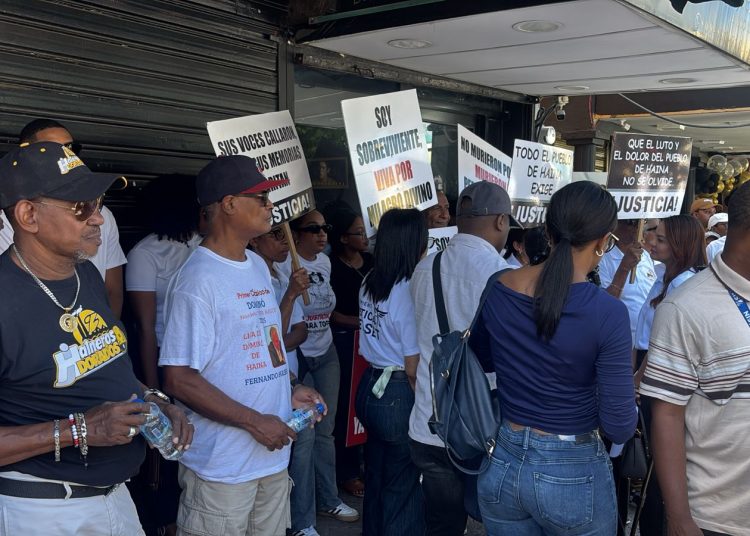 Movimiento Justicia Jet Set marcha en Haina para exigir justicia por víctimas del Jet Set