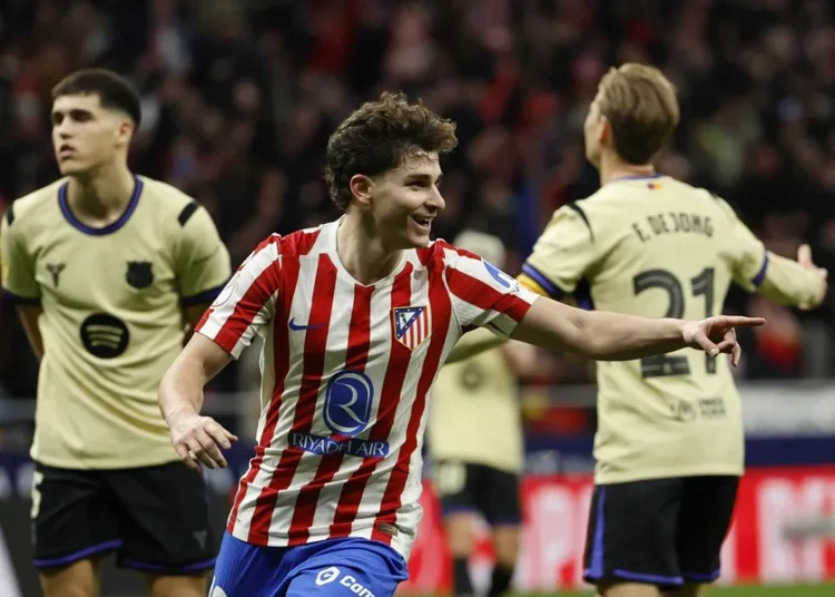 El Atlético culmina la goleada y enfila la final de Copa del Rey (4-0)