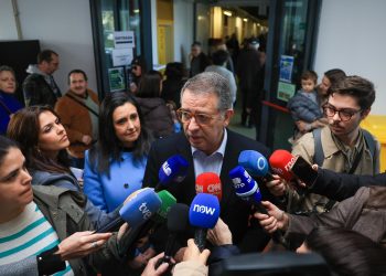 Los temporales comparten protagonismo con los candidatos en las presidenciales en Portugal