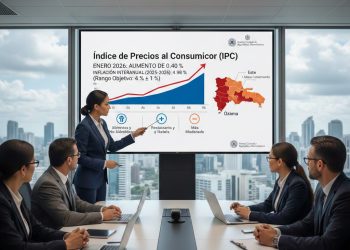 Inflación de enero se ubica en 0.40 %, dentro del rango meta del Banco Central