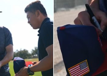 Paul Skenes entrega gorra firmada a leyenda del Clásico Mundial